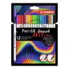 Stabilo Pen 68 Brush ecsetfilc készlet, 18 db