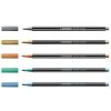 Stabilo Pen 68 Metallic 6 db-os filctoll készlet