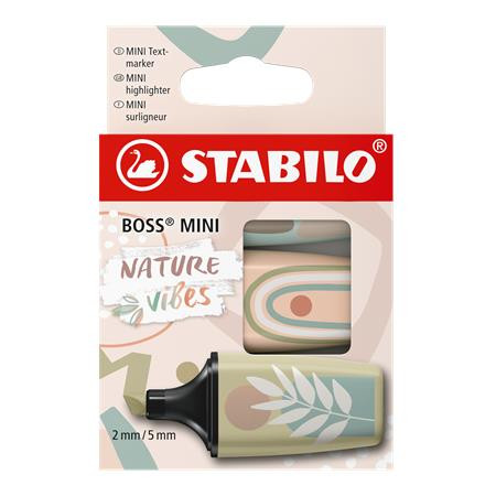Stabilo Boss Mini szövegkiemelő, 3 db - Természet színei