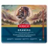 Derwent Drawing 24 db-os színes ceruza készlet fémdobozban