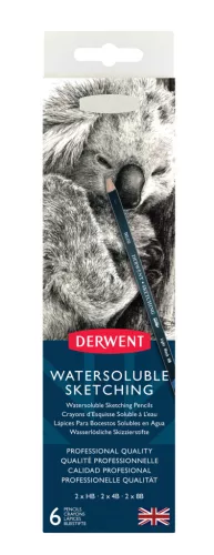 Derwent elmosható grafitceruza, 6 db-os