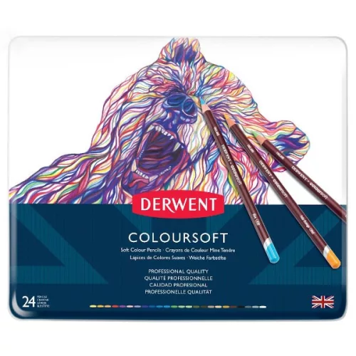 Derwent Coloursoft színesceruza készlet 24db-os