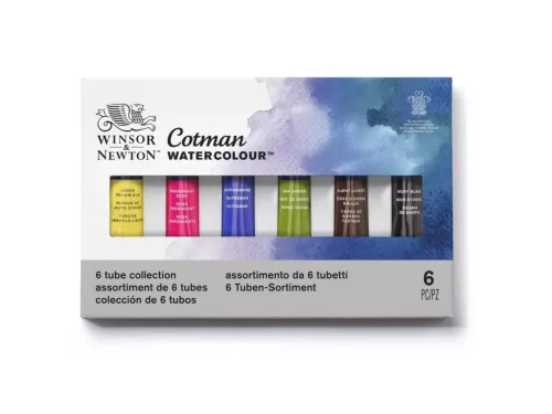 Winsor & Newton Cotman akvarellfesték, tubusos - 6 x 8 ml