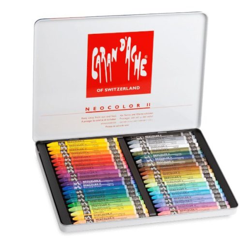 Caran d'Ache Neocolor II elmosható olajpasztell, 40 db