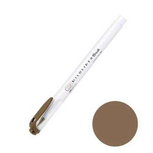Zebra Mildliner ecsetvégű szövegkiemelő, Brown