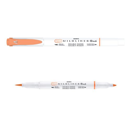 Zebra Mildliner ecsetvégű szövegkiemelő, Apricot