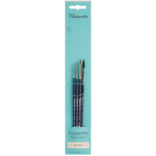 Tintoretto 8101 ecsetkészlet, részletekhez - 4 db