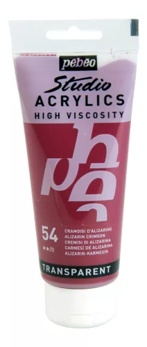 Pébéo Studio akrilfesték, 100 ml - több színben, Alisarin Crimson