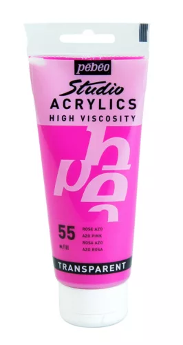 Pébéo Studio akrilfesték, 100 ml - több színben, Azo Pink
