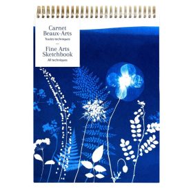 Clairefontaine Cyanotype rajztömb, 180 g - A4