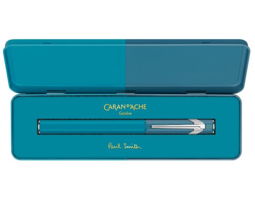 Caran d'Ache 849 töltőtoll, M - Paul Smith Cyan and Steel Blue