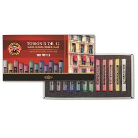   Koh-I-Noor Toison d'Or porpasztell kréta, 12 db-os készlet