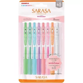 Zebra Sarasa Milky zseléstoll készlet - 8 db