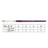 Silver Brush Silver Silk - lapos ecset, 6-os