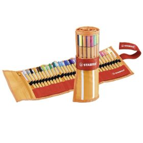   Stabilo Point 88 tűfilc készlet 30 db-os feltekerhető tolltartóban