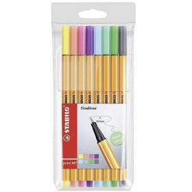 Stabilo Point 88 tűfilc készlet 8 db-os - Pasztell színek