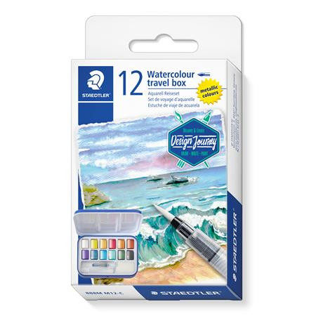 Staedtler Design Journey akvarellfesték készlet - 12 db