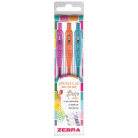Zebra Sarasa zseléstoll készlet, 3 db - Boho