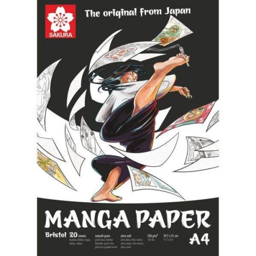 Sakura "Manga Paper" bristol tömb, több méretben, 14,8x21 cm (A5)