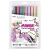 Tombow ABT Dual Brush Pen- 10 db, Manga (Shonen) szett