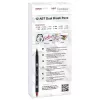 Tombow ABT Dual Brush Pen - Kéthegyű marker filctoll, 12 db pasztell szín