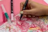 Tombow ABT Dual Brush Pen - Kéthegyű marker filctoll 6 db - Cherry Blossom