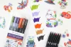 Tombow ABT Dual Brush Pen - Kéthegyű marker filctoll 6 db - Mystery Kawaii