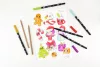 Tombow ABT Dual Brush Pen - Kéthegyű marker filctoll 6 db - Christmas