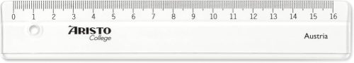 Aristo egyenes vonalzó - több méretben, 16 cm