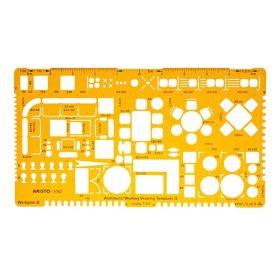 Aristo berendezés sablon, lakberendezéshez - 1:50