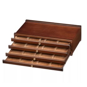 Meeden asztali tároló, dió - 4 fiókos