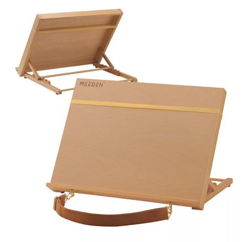 Meeden asztali állvány, rajztáblával - hordozható