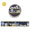 BGM Washi Tape eltávolítható ragasztószalag, 20 mm x 5 m - Asztronómia