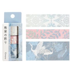 BGM Washi Tape szett, 3 db - Darvas Kimono