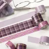BGM Washi Tape szett, 3 db - Lila