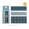 BGM Washi Tape szett, 3 db - Kék