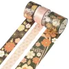 BGM Washi Tape szett, 3 db - Sötétzöld Kimono