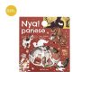 BGM matrica, 45 db - Neko, sötét piros