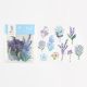 BGM matrica, 30 db - Morning garden, blue