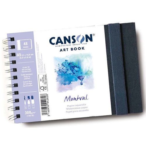 Canson Montval Artbook akvarell vázlatfüzet - 300 g, 20x20 cm