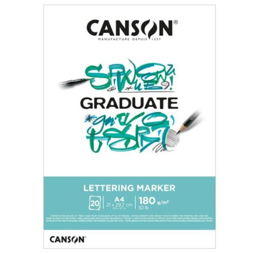 Canson Graduate Lettering Marker tömb, több méretben, 29,7x42 cm (A3)