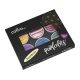 Coliro Pearlcolor "Szivárvány" akvarellfesték készlet 6 db-os, fémdobozos