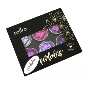   Coliro Pearlcolor "Purrcolors" akvarellfesték készlet 6 db-os, fémdobozos