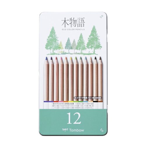 Tombow Ki-Monogatari Eco színes ceruza készlet - 12 db