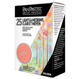   PanPastel művész porpasztell készlet, 25 db - Light and Medium