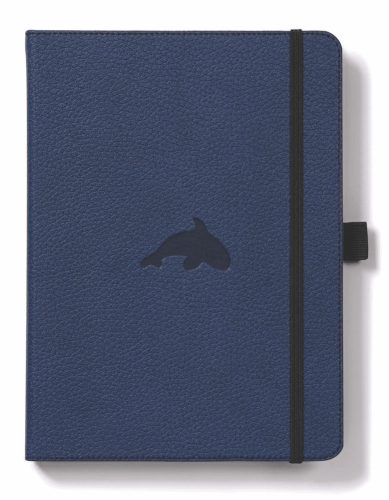 Dingbats* Notebook pontozott, Wildlife kollekció - A4+, Kék Bálna