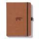 Dingbats* Notebook, Wildlife kollekció - A6+ sima lap, Barna Medve