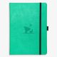 Dingbats* Earth Collection Bullet Journal pontozott notebook, A5+, Eduardo - smaragd zöld