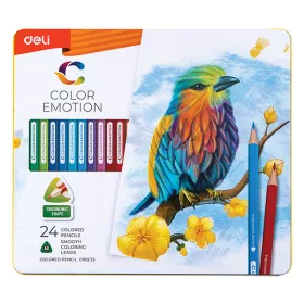 Deli Color Emotion színes ceruza készlet - 24 darab