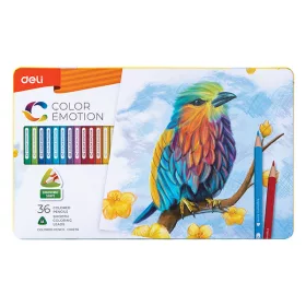 Deli Color Emotion színes ceruza készlet - 36 darab